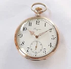 1900 SILVER & GOLD CASED LONGINES 15 JEWELS SWISS LEVER POCKET WATCH WORKING