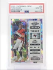 TOM BRADY 2022 CONTENDERS OPTIC SEASON TICKET CRACKED ICE /22 PSA 10 Q3341