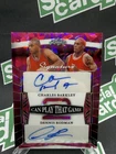 2025 Leaf Signature Dennis Rodman Charles Barkley Auto #1/1 One of One GOAT Pink