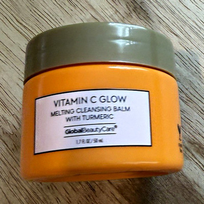Global Beauty Care Vitamin C Glow Cleansing Balm w/ Turmeric, 1.7 fl oz (50 mL)