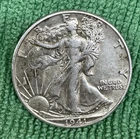 1941 D Walking Liberty Half Dollar Good Condition Silver Coin