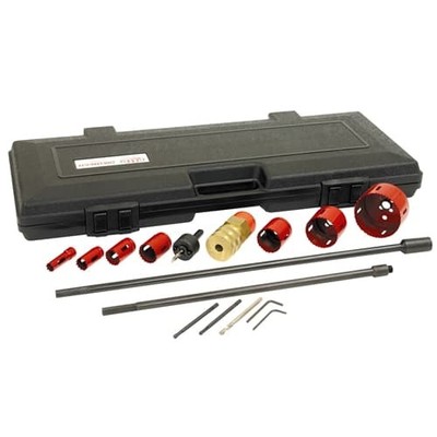 Reed DM3MECH Mechanical Hot Tapping Machine Kit w Hole Saws Arbor 08350