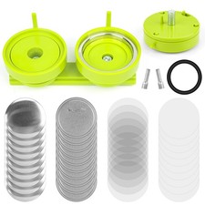 75 mm 3" Large Button Press Machine 75MM Maker Mold, Green