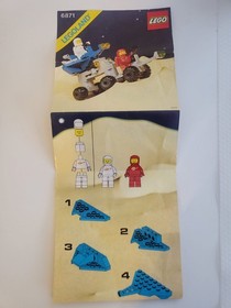 1984 Lego Star-Patrol Launcher - Original Space 100% Complete Legoland Set 6871