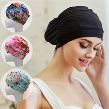 Bathing Cap Swimming Cap Bathing Cap High Elastic Water Sport Turban Hats