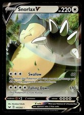 Pokemon Snorlax V Ultra Rare 141/202 Sword & Shield Holo 2020 NM on eBay