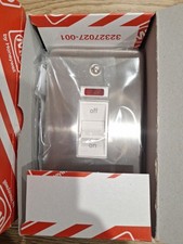 50amp Dp Switch With Neon Silver