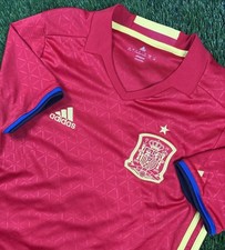Spain Team Jersey Home football shirt 2015 - 2016 Adidas Camiseta Young L 13-14