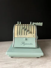 Paymaster Series X-2000 Check Writing Machine Locked Protection & Key Parts Only