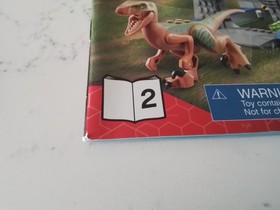 Lego Jurassic World 75920 Raptor Escape Instruction Manual Only