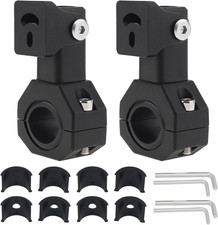 2Pcs Light Bar Mounting Bracket,Aluminum Alloy Clamp for Driving Fog Auxiliary L
