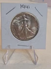 1941 Walking Liberty Half Dollar VF 90% Silver Original Surfaces Classic US Coin