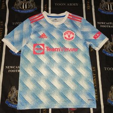 Manchester United Away Football Shirt Jersey 2021 2022 Adidas Size 13-14 years
