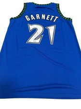 Kevin Garnett (nba player) Hand Signed Autographed #21 Jersey Beckett COA
