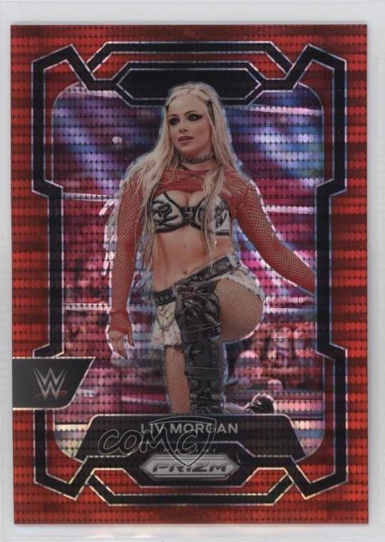 2024 Panini Prizm WWE Red Pulsar Prizm 207/399 Liv Morgan #177 1bg9