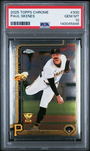 2025 Topps Chrome Paul Skenes #300 PSA 10