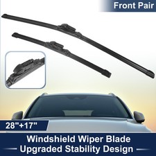 28"+17" Front Upgraded Windshield Wiper Blades for Jaguar XF X260 15-24 Top-Lock