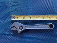 Vintage S-K 6 Inch Adjustable Wrench - U.S.A.