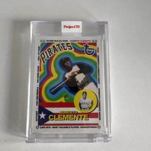 2021 Topps Project 70  Roberto Clemente Card #18 by Sean Wotherspoon