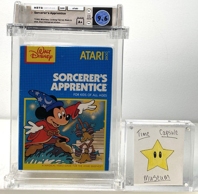 Sorcerer's Apprentice Mickey Mouse Atari 2600 New 1983 Sealed WATA Graded 9.6 A+