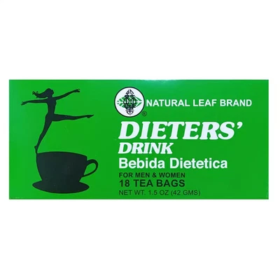 SLIMMING SOLUTIONS Dieters Tea, 18 Teabag box, Natural Leaf Brand, Chinese Weight Loss Herbal Tea