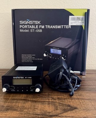 Signstek ST-05B FM Transmitter Dual Mode Stereo/Mono Broadcast