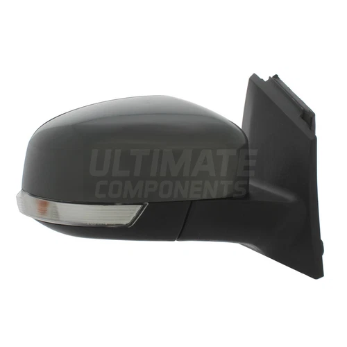 Ford Focus Mk3 Hatchback 2011-2018 Electric Wing Door Mirror Primed Drivers Side