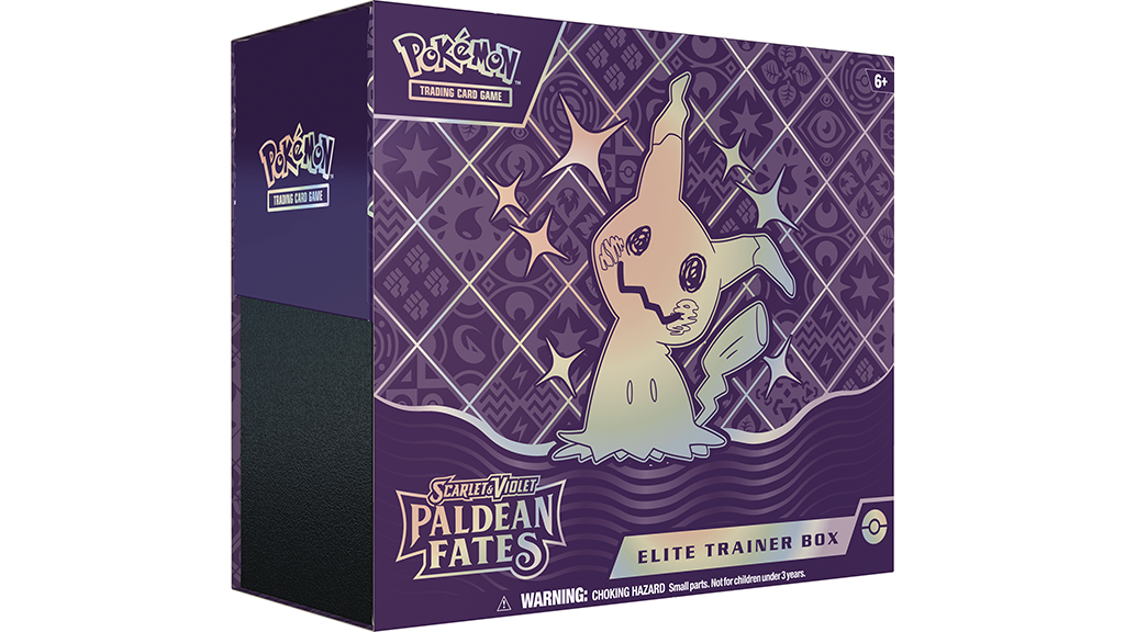 ポケモンカードゲーム Paldean Fates Elite Trainer Box Mimikyu Pokemon Scarlet And Violet Paldean Fates Elite Trainer Box