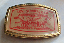 box2# Vintage Levi's Levi Strauss & Co. Original Belt Buckle