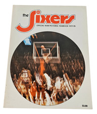 1977-78 Philadelphia 76ers Yearbook Julius Erving Doug Collins Billy Cunningham