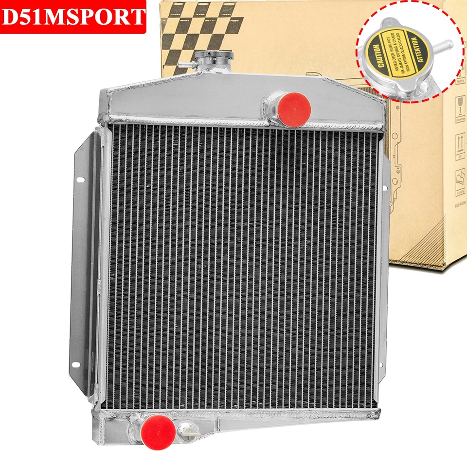 3 Row Aluminum Radiator For 1961-1971 International Harvester Scout 2.5 3.2L - Image 4 of 4