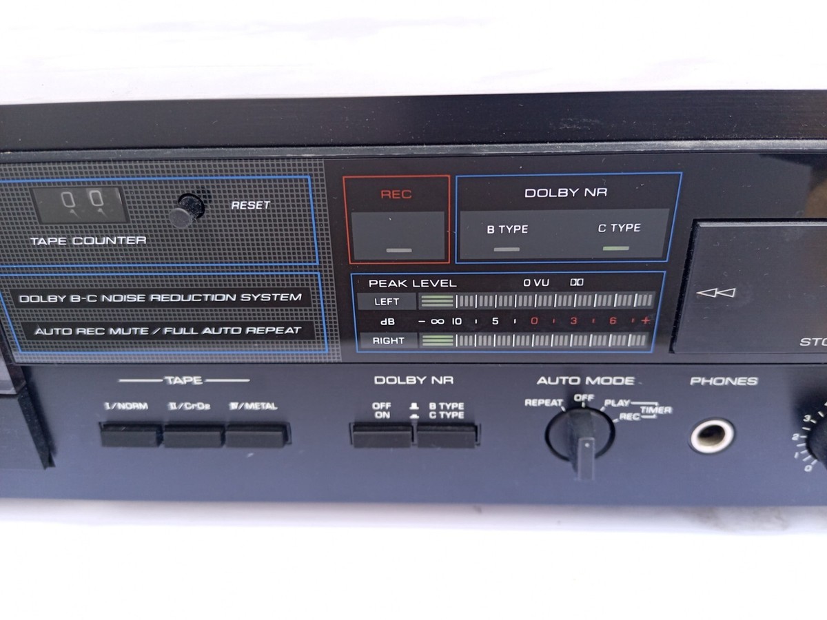 WORKING YAMAHA K-07 STEREO CASSETTE DECK TAPE VINTAGE HIFI