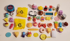 TOY BOX CLEAN OUT LOT FAKE PLAY FOOD MINIATURES SHOPKINS BRAND AND MORE