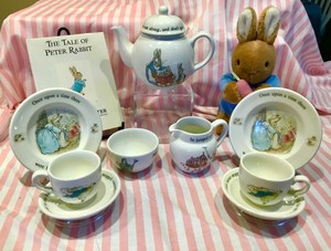 beatrix potter childrens tea set