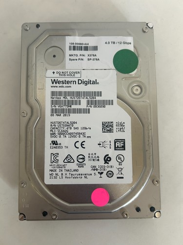 WD 4TB E-X4105A HUS726T4TALS204 3.5" 7.2K 12G SAS HDD Festplatte - Foto 6