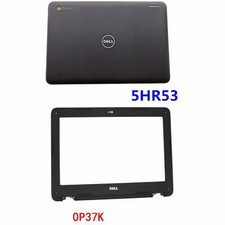 New Dell Chromebook 11 3180 LCD Cover Back Rear Top Lid  Bezel 0P37K 5HR53
