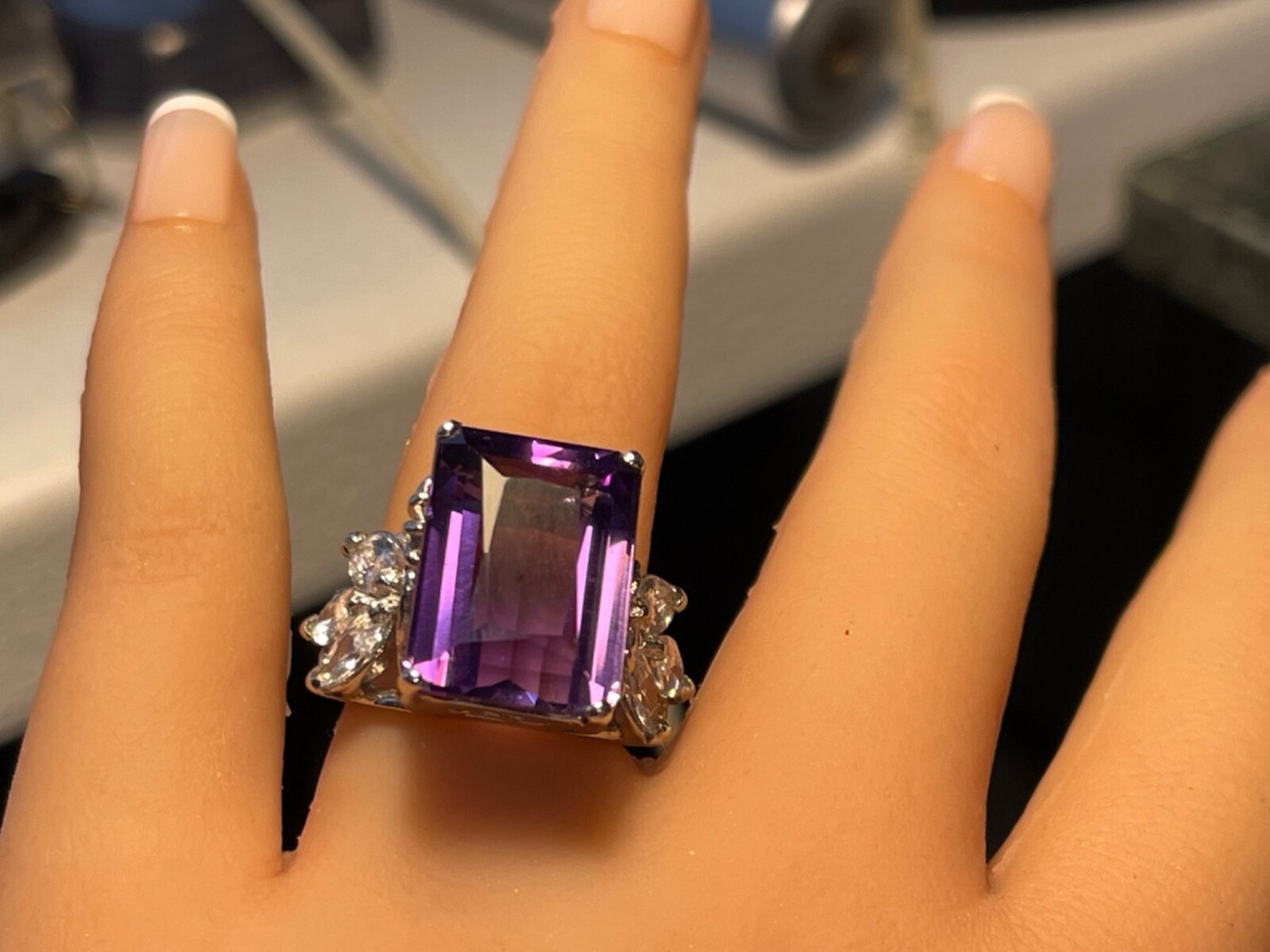 Amethyst Color Change Purple Pnk 13.40 Ct.Sapp 925 Sterling