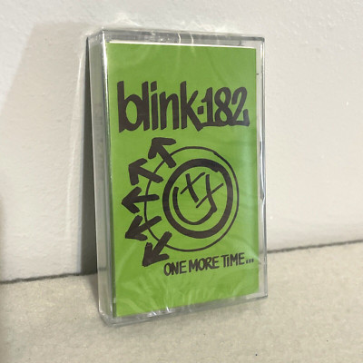 Blink 182 - One More Time - Cassette Tape Fluorescent Green Mark, Tom, Travis
