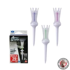 NEW Daiya Golf TE-707 Aero Spark Tee 707 Regular Clear