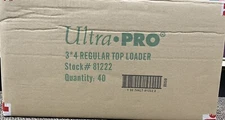 Ultra Pro 3 X 4 Toploader case - 1000 standard regular size toploader..