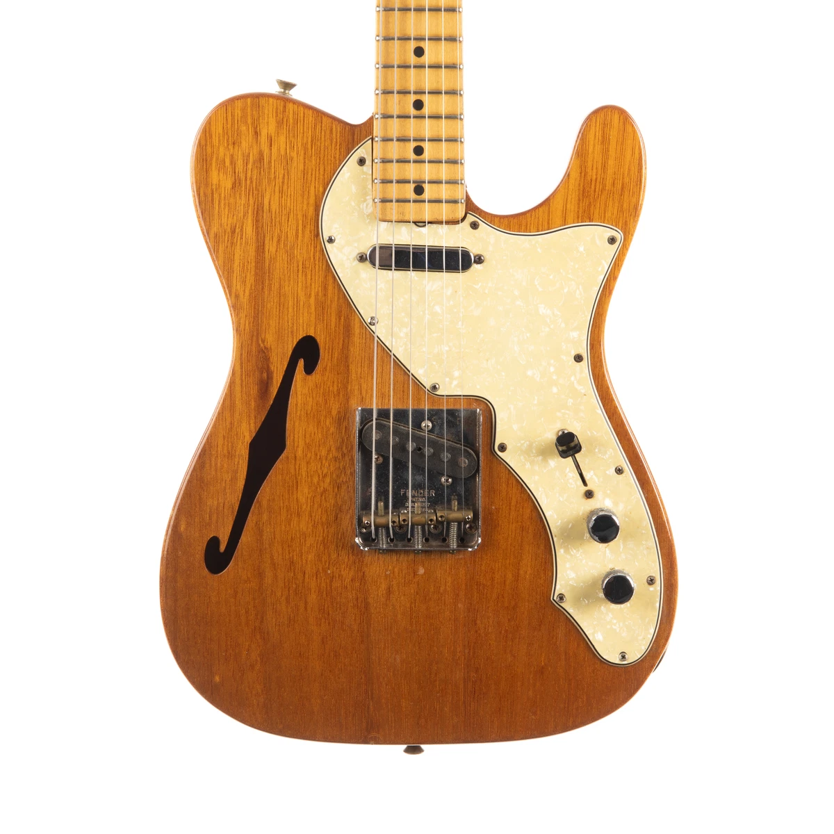Vintage Fender Telecaster Thinline Natural Mahogany 1968 eBay