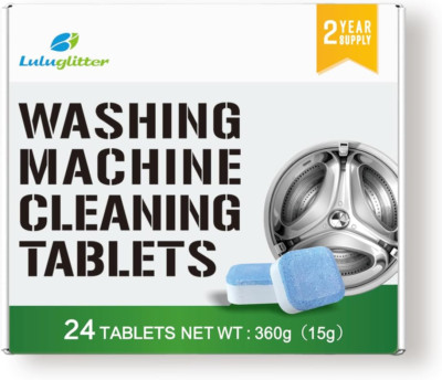 Washing Machine Cleaner Tablets Descaler 24 Pack Deep Cleaning Tablets for Front