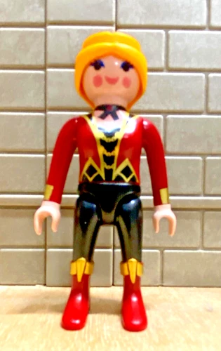 Playmobil character woman dancer beach dress film 89 for custom rare vintage