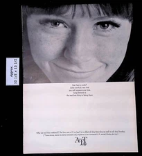 1969 BELL SYSTEM AT&T Gal Smiles Long Distance Calling Best Thing Print Ad 46537