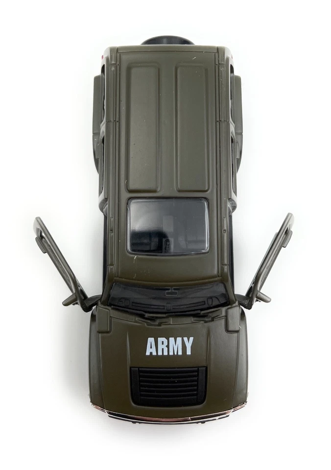 Hummer H3 SUV Esercito Modellino Auto Licenza Prodotto 1:3 4-1:3 9 - Immagine 3 di 4