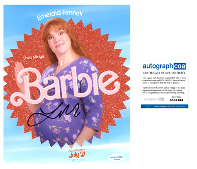Emerald Fennell Barbie Autographed Signed 8x10 Photo ACOA | eBay