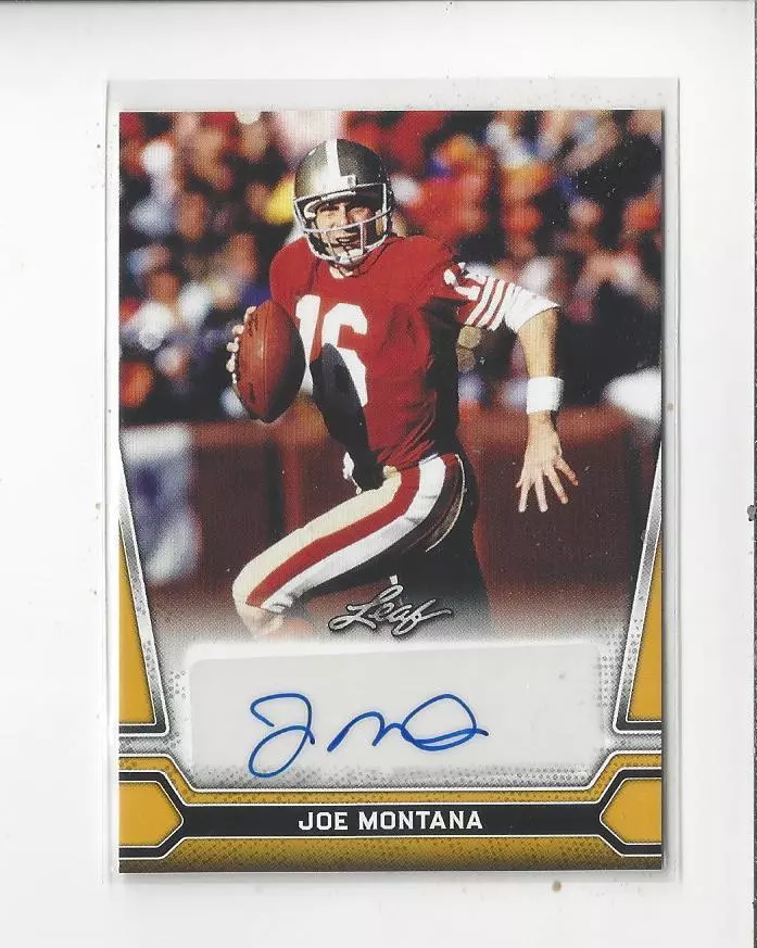 Joe montana sale autograph