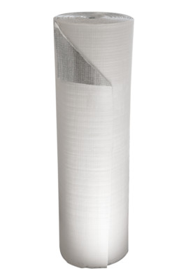 POST FRAME METAL BUILDING 1000sqft Reflective WHITE Foam Insulation 48X250ft R7