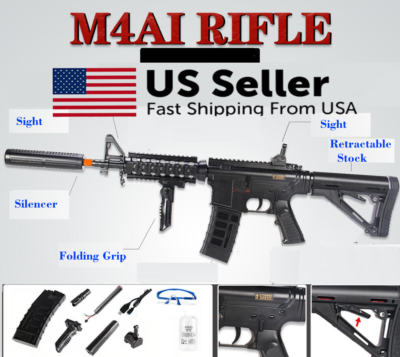 ウォータービーズガン【M4A1】 Gel Blaster rifle gun M4A1 water summer fun fast and strong fun