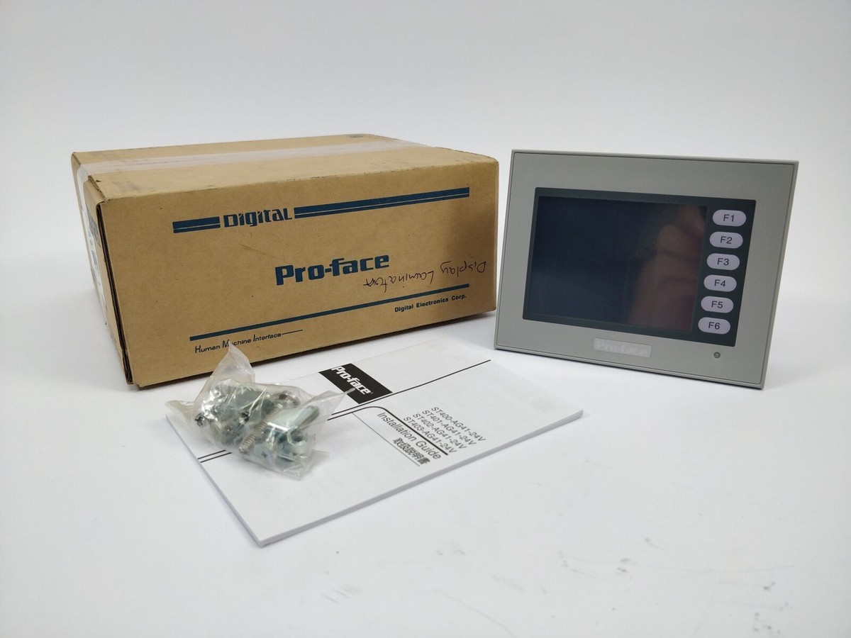 1PC New PRO-FACE ST401-AG41-24V TOUCH SCREEN In Box Via DHL 1PC New PRO-FACE ST401-AG41-24V TOUCH SCREEN In Box Via DHL